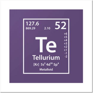 Tellurium Element Posters and Art